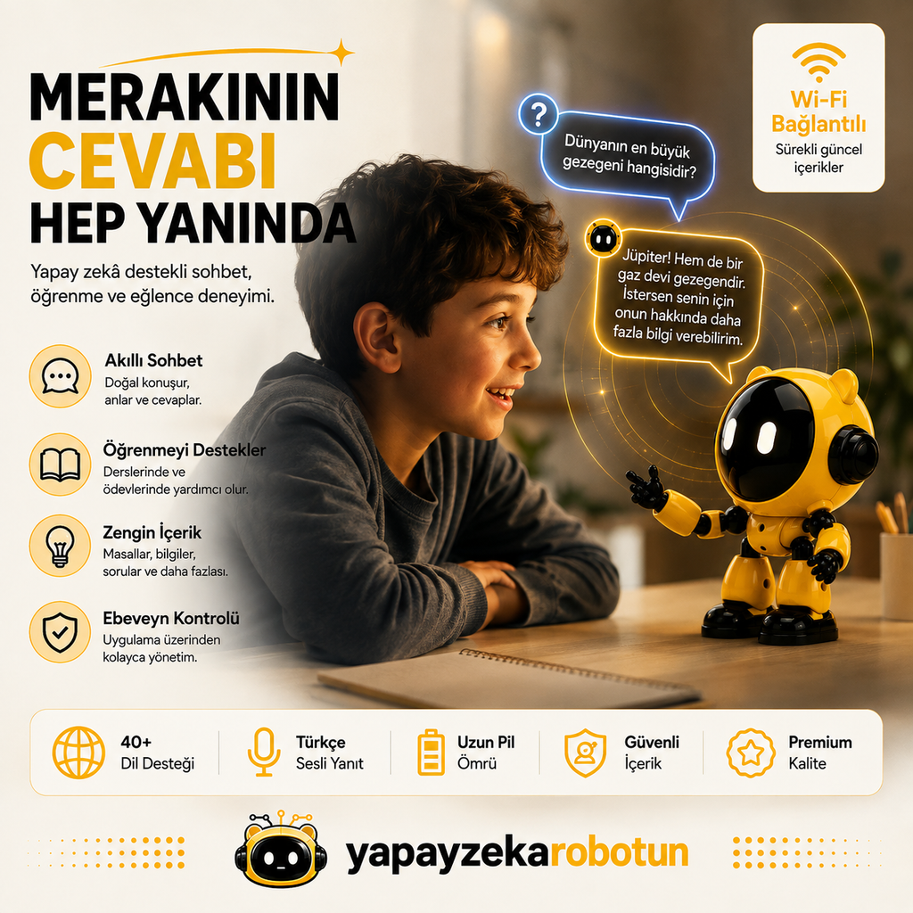 "HELLO BUDDY" Yapay Zekâ Destekli Akıllı Robot 4.0 🤖
