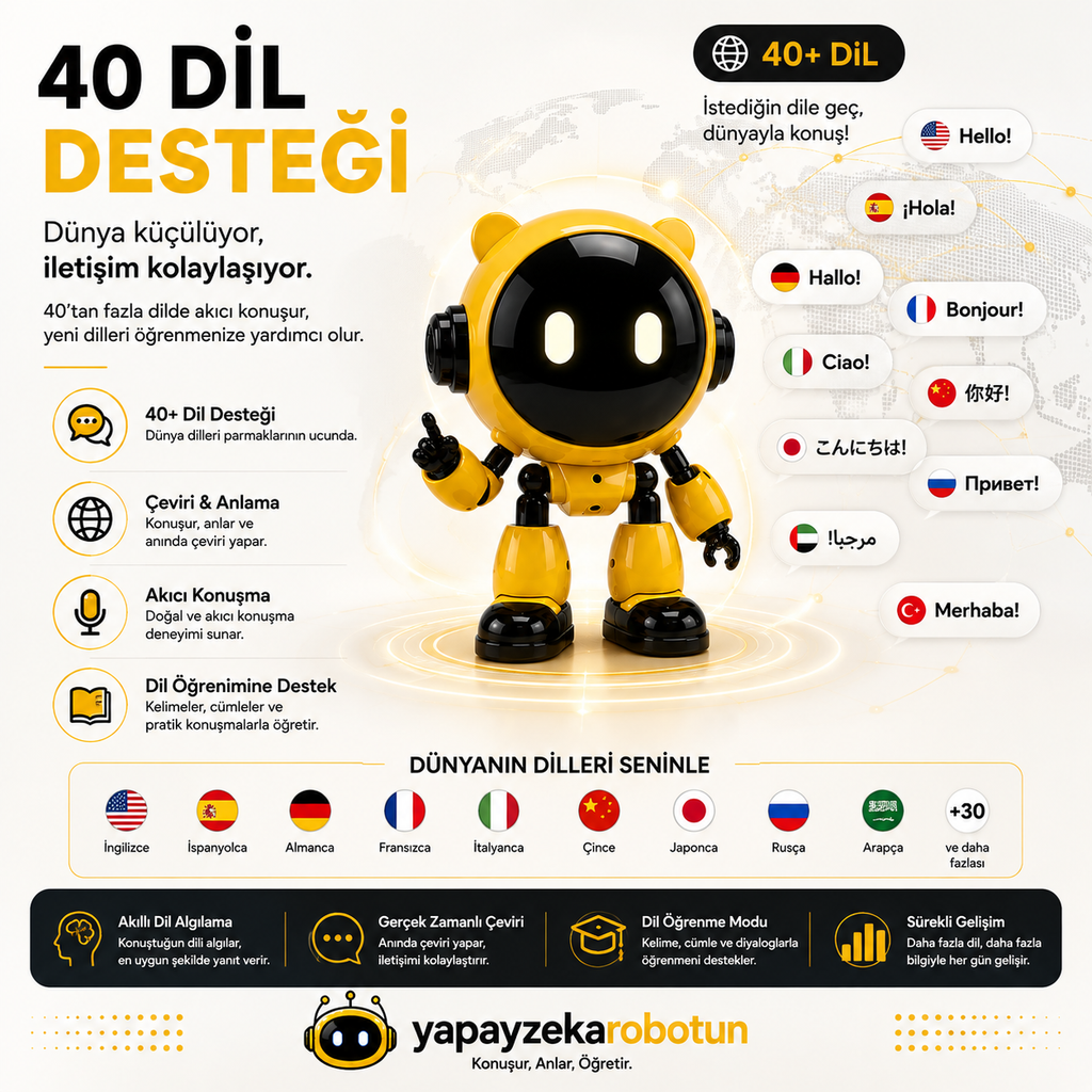 "HELLO BUDDY" Yapay Zekâ Destekli Akıllı Robot 4.0 🤖