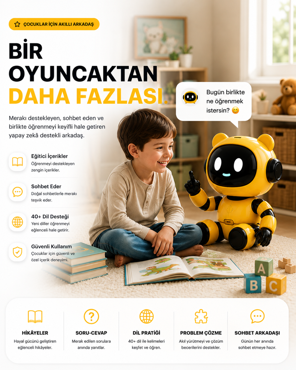 EON  Yapay Zekâ Destekli Akıllı Robot 4.0 🤖