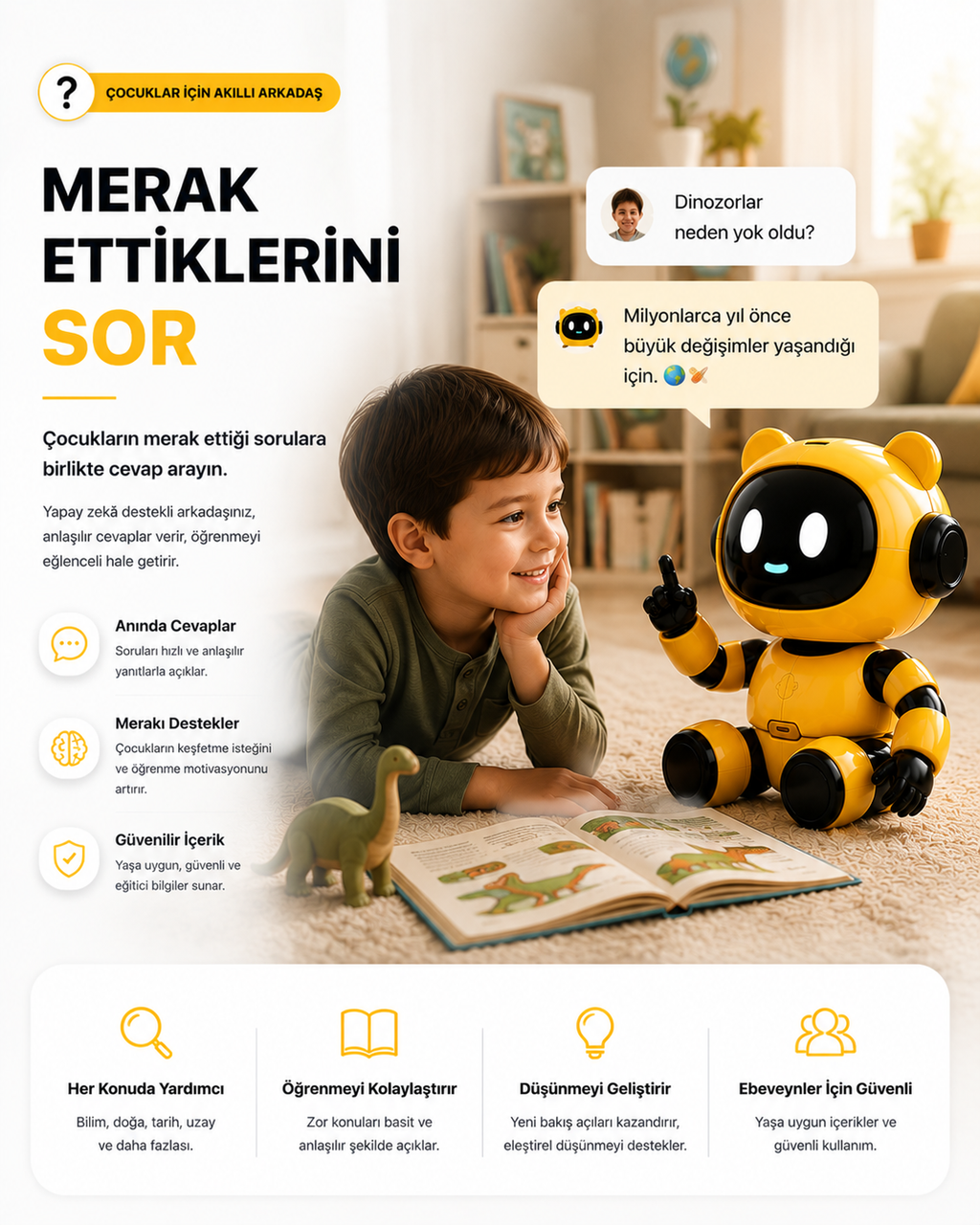 EON  Yapay Zekâ Destekli Akıllı Robot 4.0 🤖